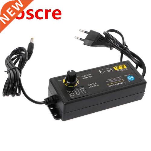 60W 3-24V Adjustable Adapter With Display Screen Of Voltage