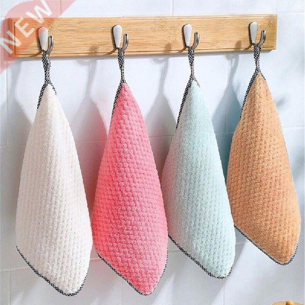 1/5pcs Household Kitchen Rags Non-stick Oil Thickened