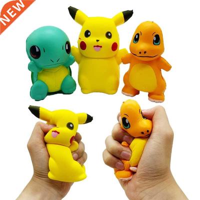 Pokemon Pikachu Squishy Anti sress Fidget Toys Kawaii Turtle