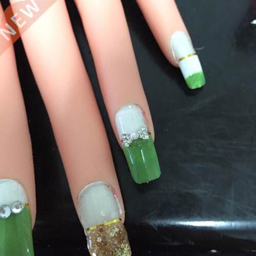 nail art soft plastic model hand training tool for