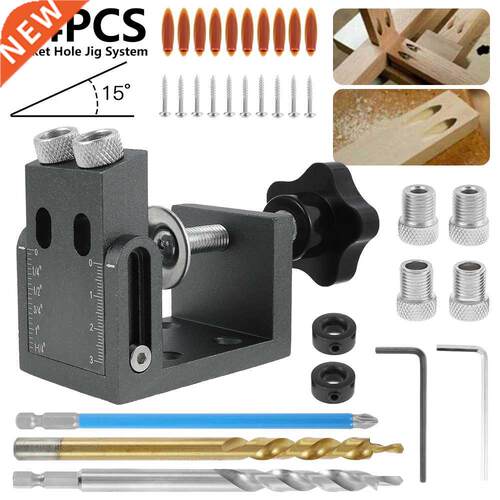 Pocket Hole Screw Jig Woodworking Guide Positioner Aluminum
