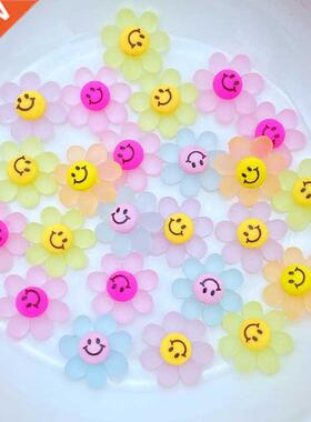 0Pcs New Cute Mini Flower Resin Figurine Crafts Flatback Ca