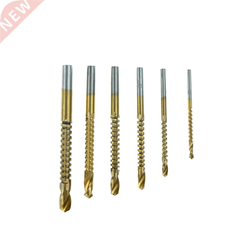 6Pcs Power Drill Saw Steel Titanium Coated Woodworking Wood