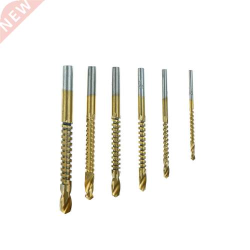 6Pcs Power Drill Saw Steel Titanium Coated Woodworking Wood