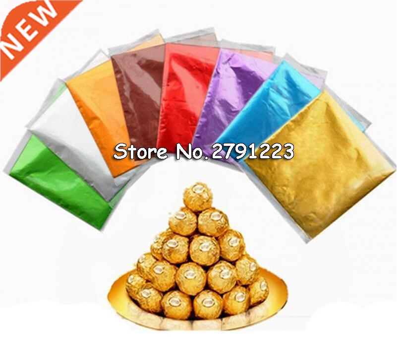 500pcs Sweets Candy Package Foil Paper Christmas Chocolate
