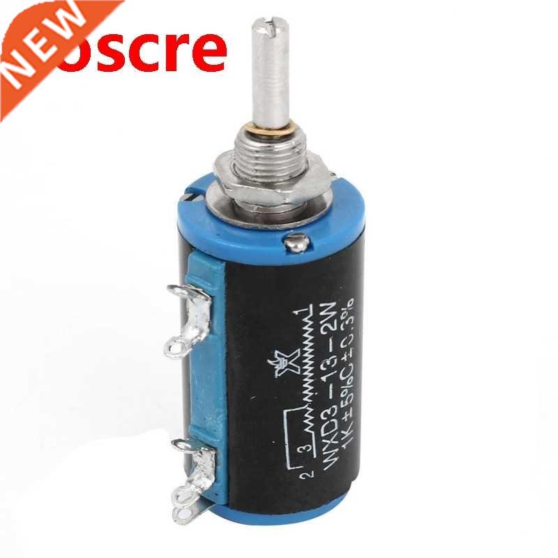 2pcs WXD-1 1K ohm 2W 4 Pin Terminals 10 Turn Wire Wound Po