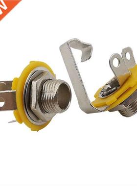 5Pcs 6.35mm 1/4 Female 6.35 2 Pole Mono Audio Jack Connecto