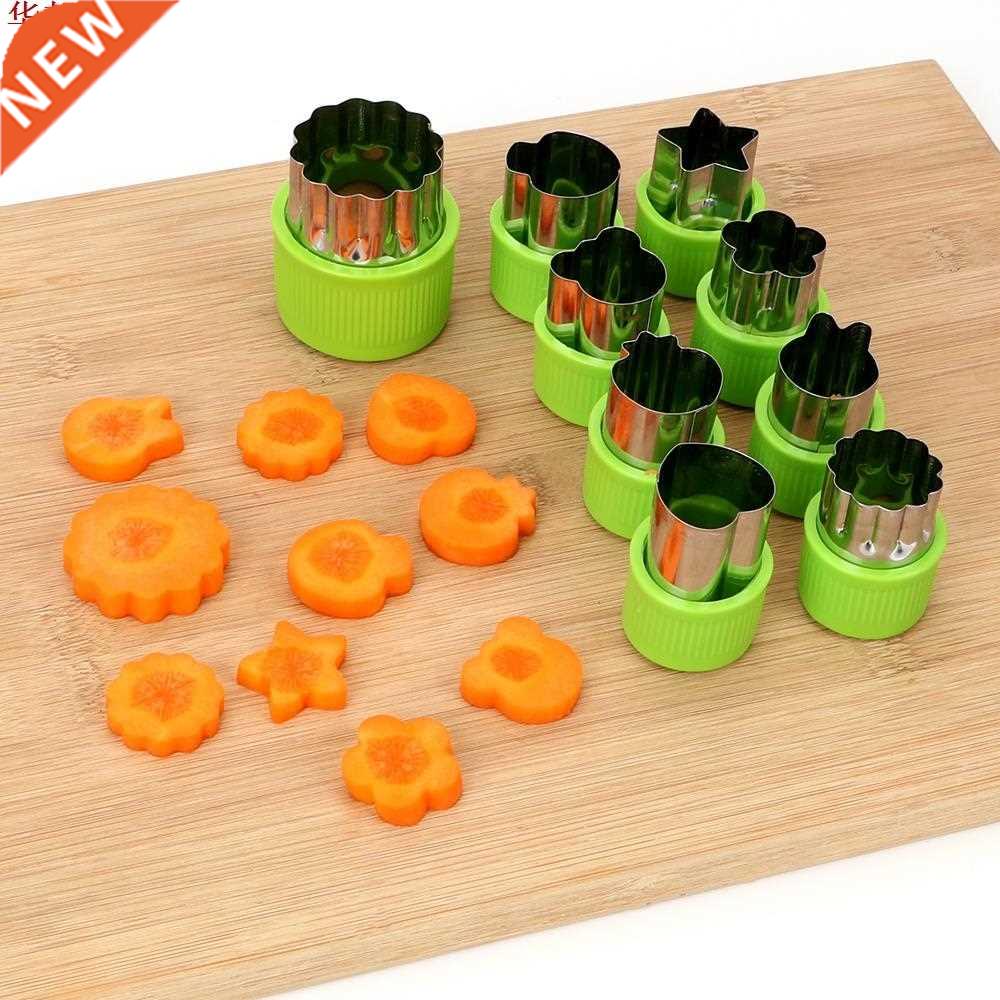 9PCS Stainless Steel Fruit Cookie Pie Mold kitchen Accessori