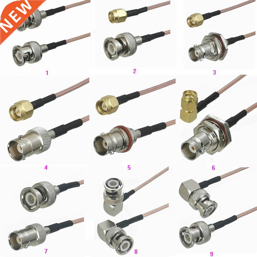 RG316 BNC to SMA / BNC Male Plug Female Jack Bulkhead Stra