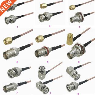 RG316 BNC to SMA / BNC Male Plug Female Jack Bulkhead Stra