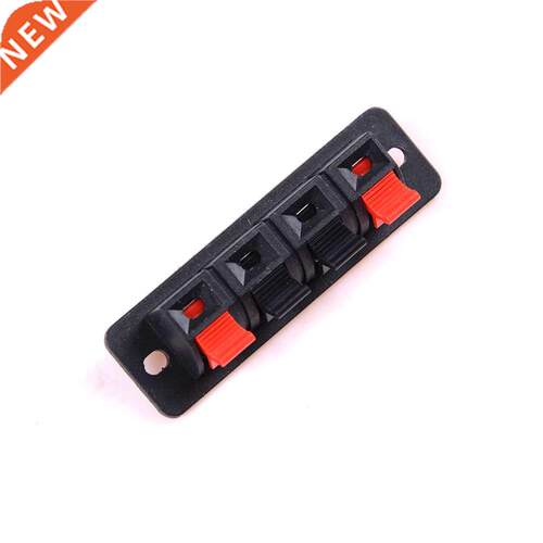 5PCSSingle Row 4 Pin 4 Position Speaker Terminal Board Conn