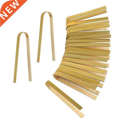 50Pcs Tongs Disposable Cooking Utensils Mini Bamboo Tongs Na