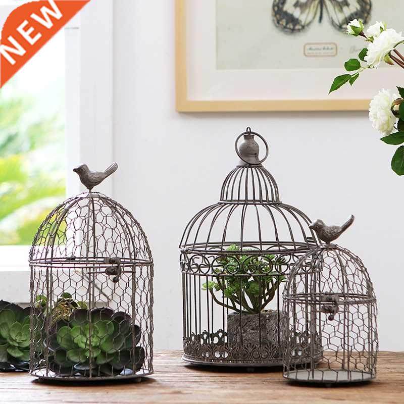 European retro bird cage wrought iron decoration home