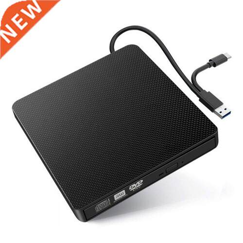 USB 3.0 Type C Slim External DVD ROM RW CD Writer Optical Dr