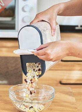 New Plastic Storage Container Pasta Rice Dispenser Cereals