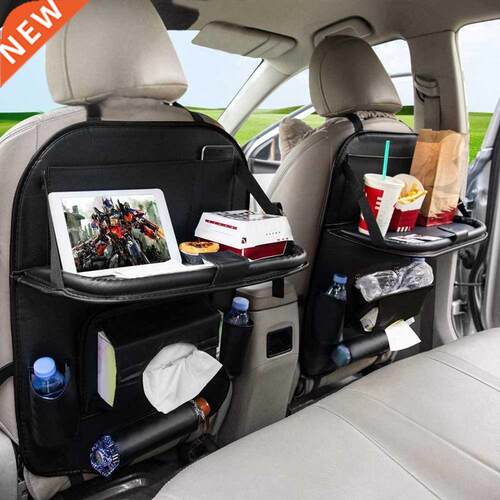 Car Seat Back Organizer Storage Bag Foldable Dining rack Tab