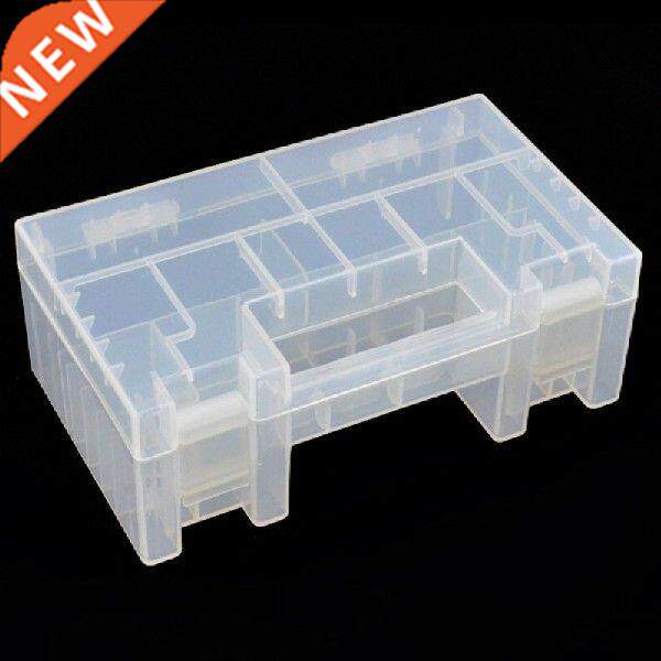 Maytr 1pc Hard Plastc Battery Storage Box Case Battery