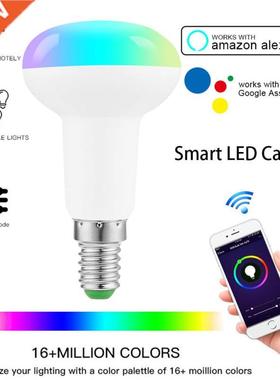 E14 WiFi Colorful Color Changing LED Smart Bulb RBG+CW