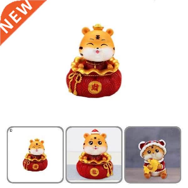 Tiger Sculpture Clear Carved Vibrant Color Anti-fade 2022