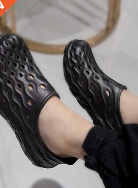 Men Sandals Hole Shoes for Women Summer Breathble Sport Beac