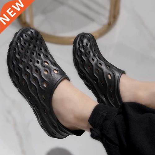 Men Sandals Hole Shoes for Women Summer Breathble Sport Beac