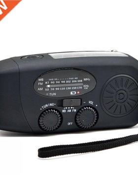 Portable Hand Crank Radio - 1000mAh AM/FM Emergency Radio fo