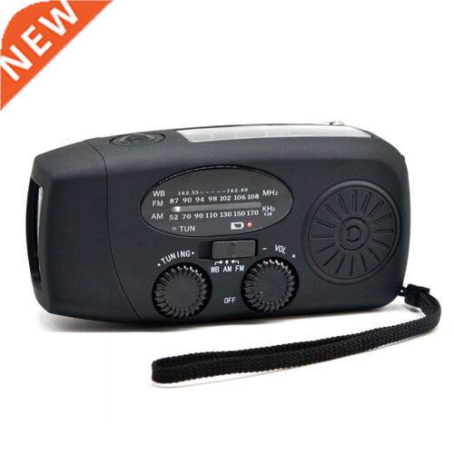 Portable Hand Crank Radio - 1000mAh AM/FM Emergency Radio fo