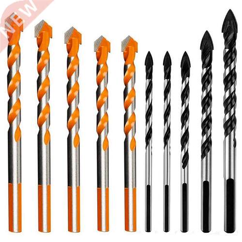 10PCS Drill Bit Set Carbide Twist Drill Triple-cornered Dril