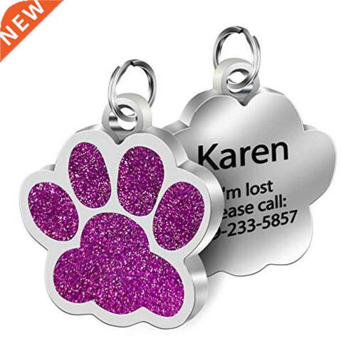 Custom Puppy Dog Tag Anti-lost Engraved Pet Dog Collar Acces