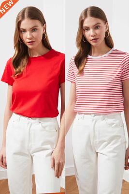 Trendy Black and White 100 Cotton Cycling Neck 2	li P