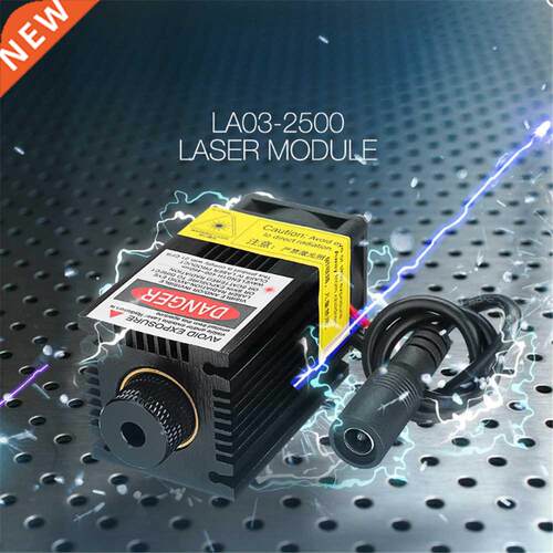 LA03-2500 445nm 2500mW Blue Laser Module Wth Heat Snk For