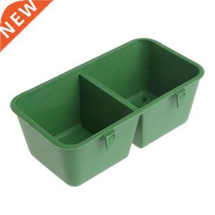 Double Bowl Bird Feeder Cage Dual Water Drink Eating Device