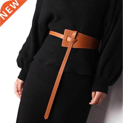 Wide Corset Designer Belt for Women 2022 New Tie Obi Waistba