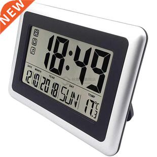 ELEG-Lrge Disply Digitl Wll Clock,Silent Desk Shelf Cloc