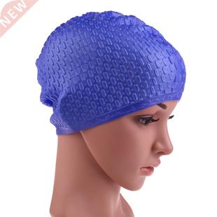 Practical Swimming Cap7 Colors Waterproof Silicon Swimming C