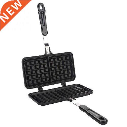 Dual Head Non-Stick Wfle Maker Pan Mould Mold Press Plate