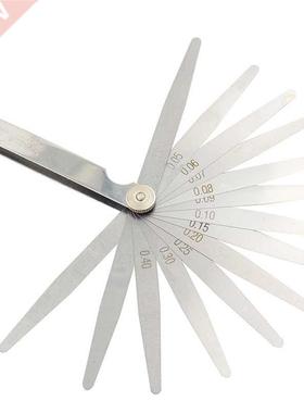 Carbon SteeL Metric Feeler Gauge Gap Filler 14 Blade Thickne