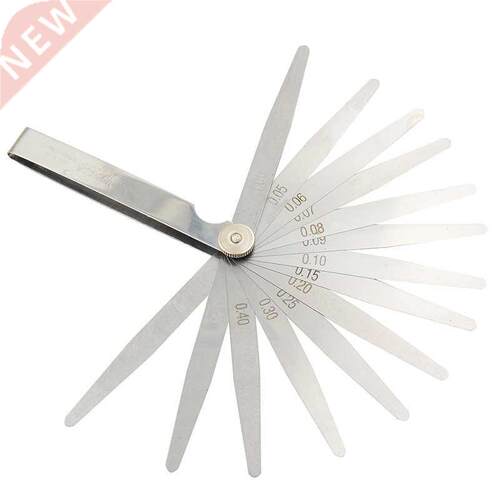Carbon SteeL Metric Feeler Gauge Gap Filler 14 Blade Thickne