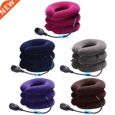 Inflatable Neck Stcher Support Air Cervical Traction Pain Re