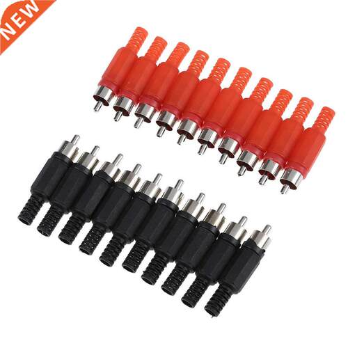 20PCS Solder RCA Plug Male Video Adapter Connector Professio