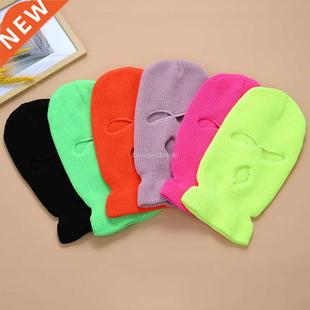 Balaclava Mask Hat Winter ver Neon Mask Green Halloween Caps