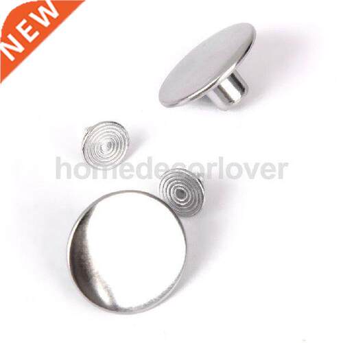 6 Set 20mm Denim Jeans Craft Buttons Stud Hammer On No Sew S