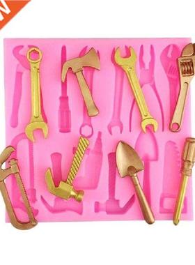 3D Tool Hammer Plier Spanner Fondant Mold Silicone Mould
