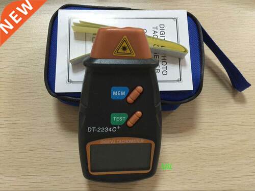 LCD Digital Photo Tachometer RPM Meter 2.5 to 999.9 RPM Nonc