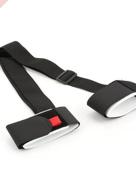 Adjustable Skiing Shoulder Pole Black Nylon Skiing Bags Hand