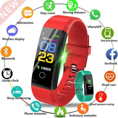 Smart Men Women Watch Bracelet Heart Rate Monitor Sleep Pedo