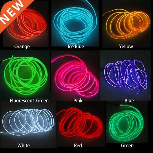 Car Interior Lighting Garland Wire Rope Tube Line LED Strip