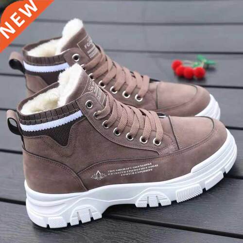 Cotton Shoes Women 2021 New Winter Plus Velvet All-match Stu