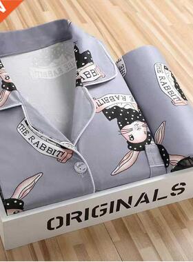 Hot style lapel pajamas women in the spring and autumn cardi