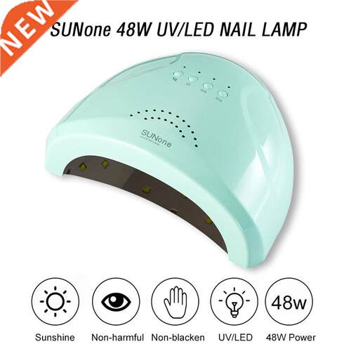SUNone 48W UV Lamp Nail Dryer Nail Art Rechargeable 30 LEDs